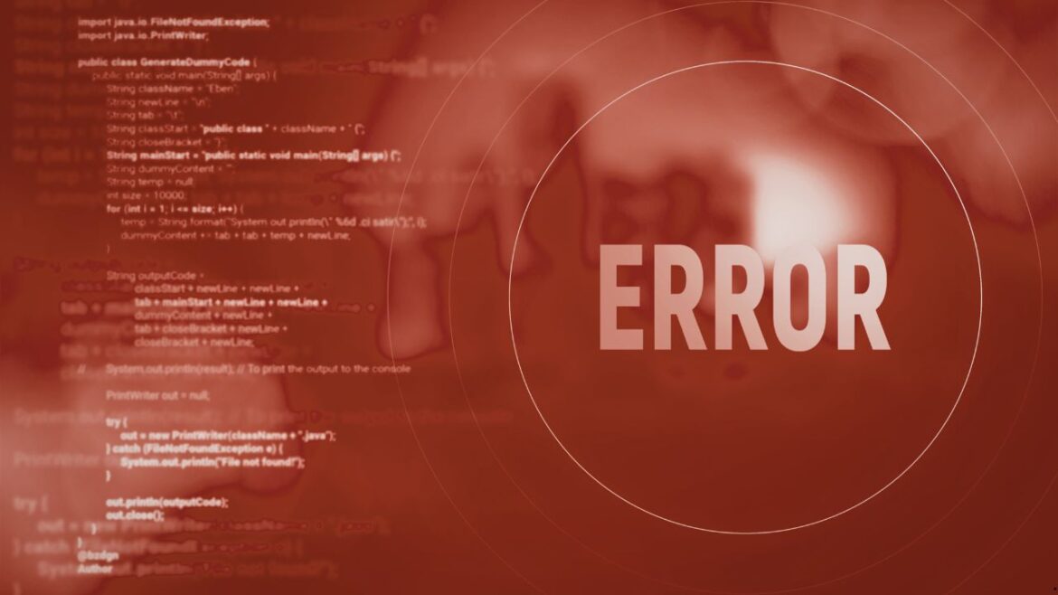 Codes Error RCSDASSK